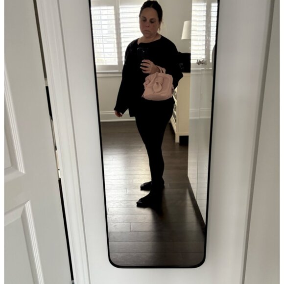 STAUD Blush Mini Bag with Bow Accents, $100, NWOT, 10” wide, 6” high,  strap 45” - Picture 5 of 5